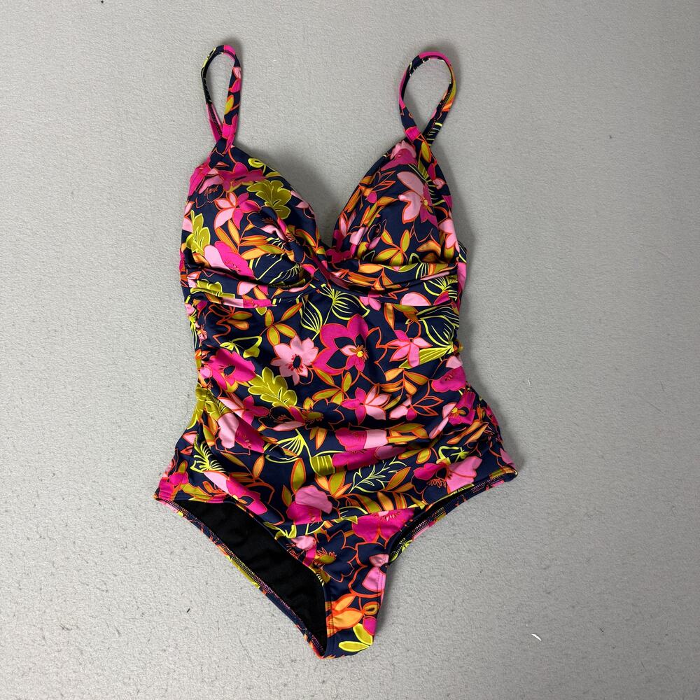 Seekers Essentials Australia Women’s 14 Floral One Piece Swimsuit Ruched